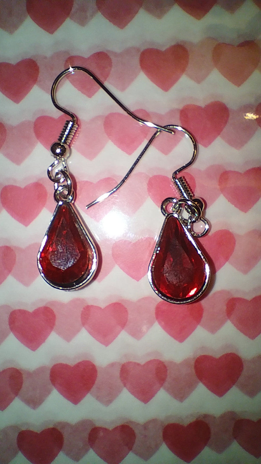 Teardrop Gem Earrings