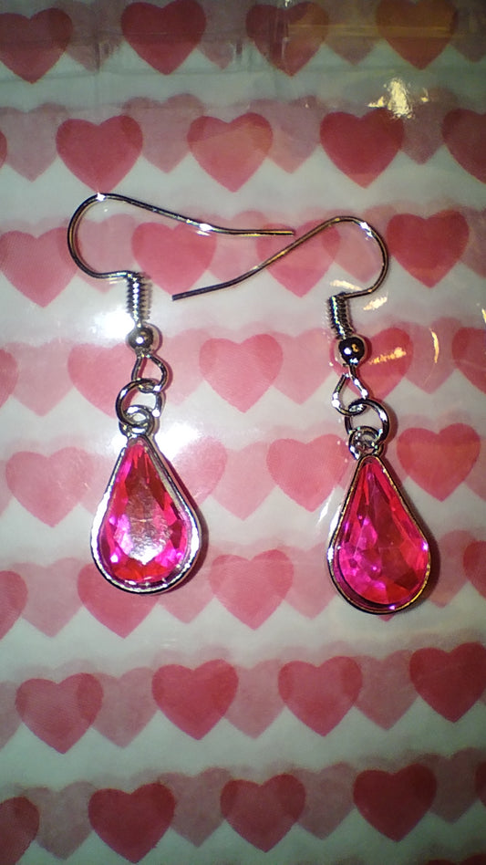 Teardrop Gem Earrings