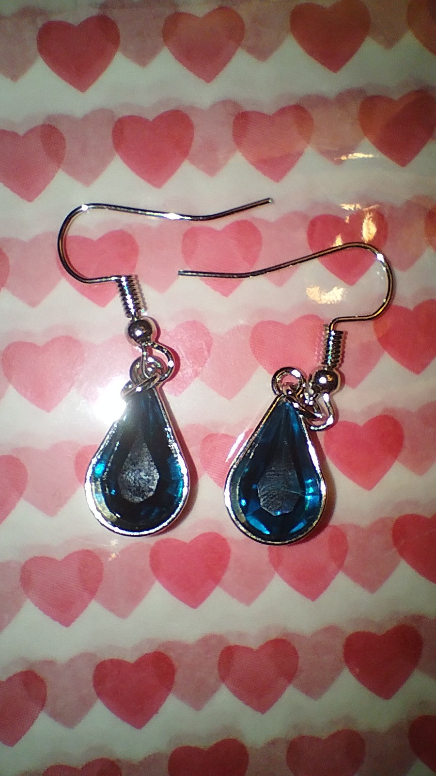 Teardrop Gem Earrings