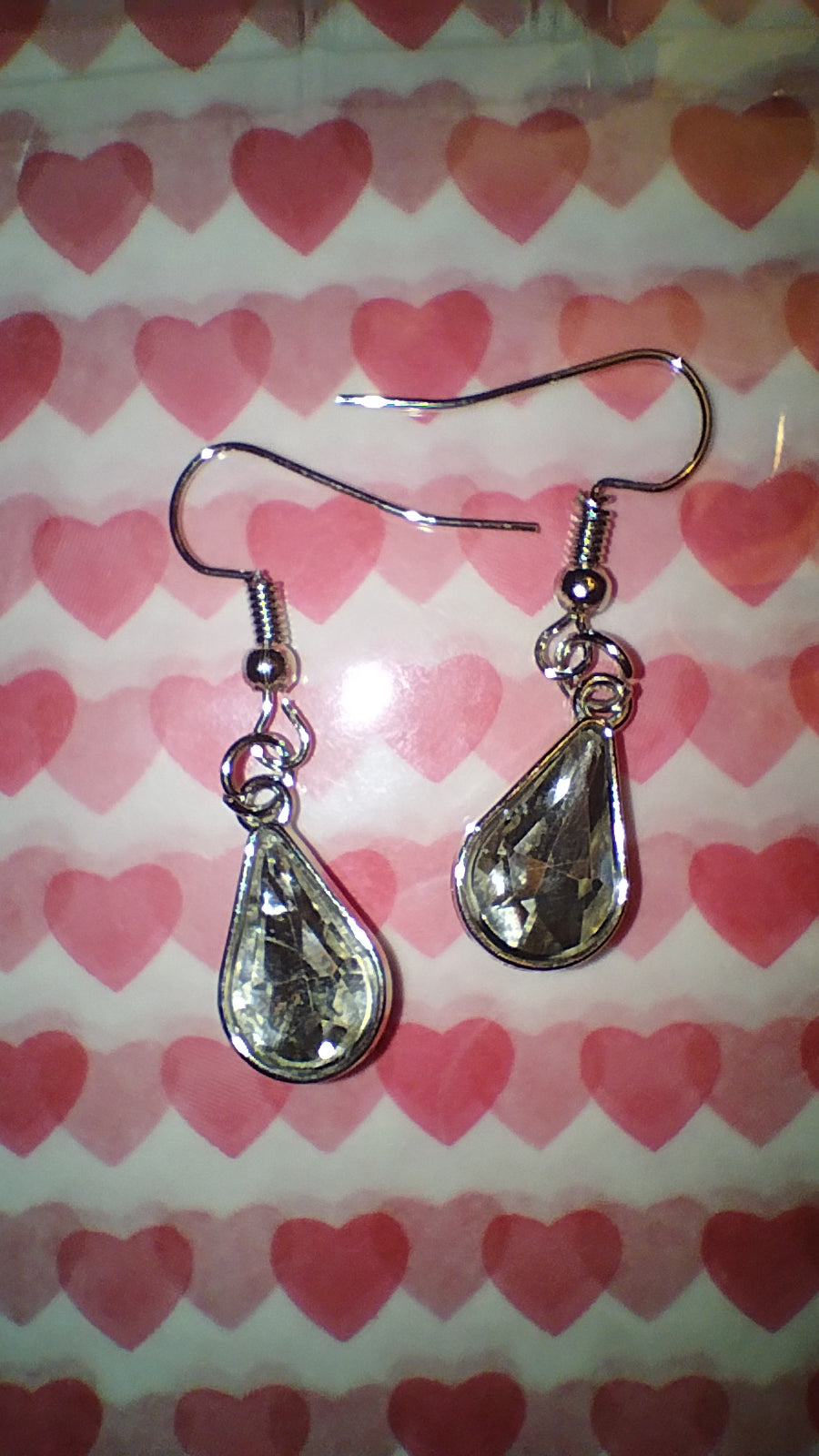 Teardrop Gem Earrings