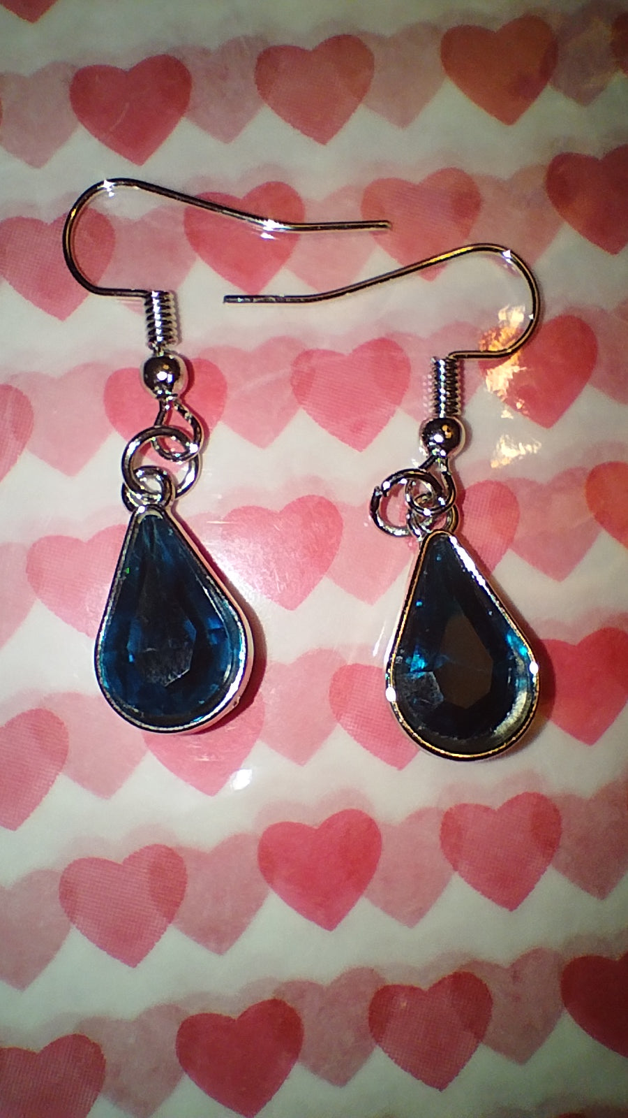 Teardrop Gem Earrings