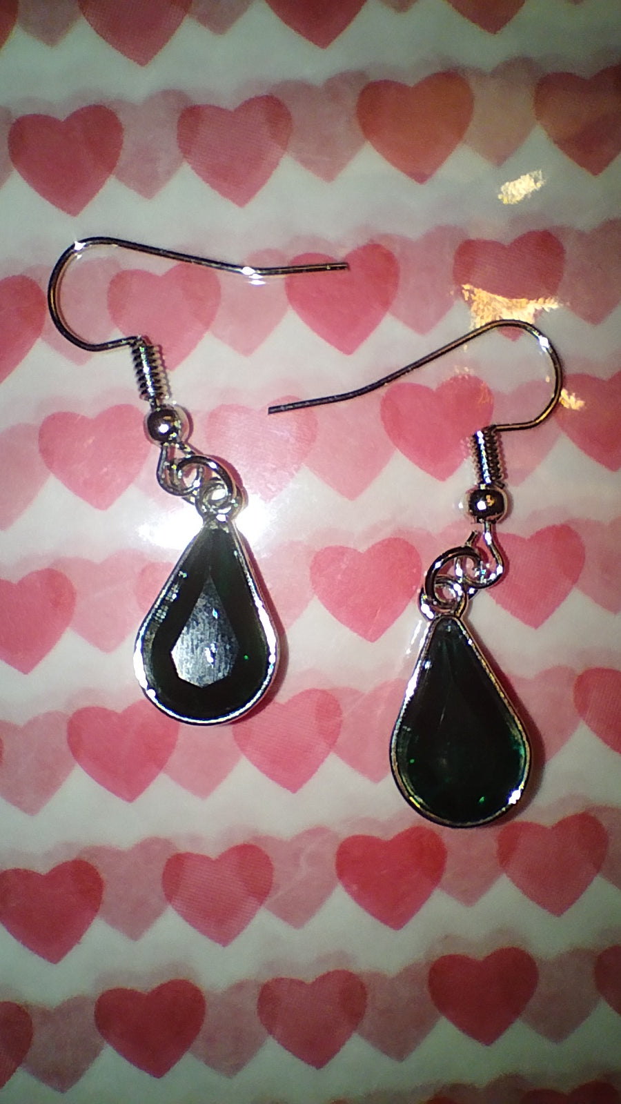 Teardrop Gem Earrings