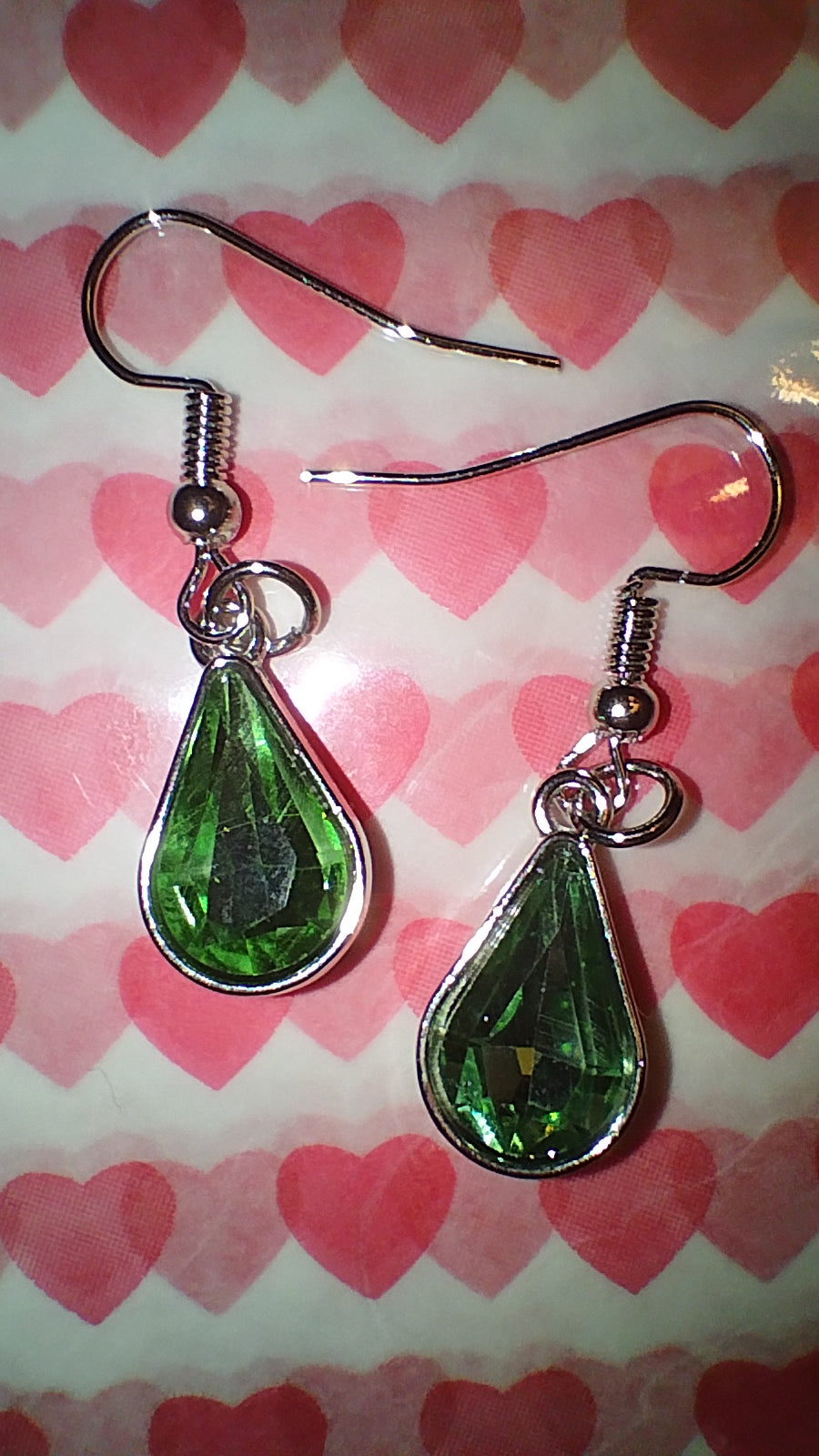 Teardrop Gem Earrings